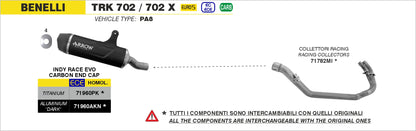Collettori racing intercambiabili con gli originali