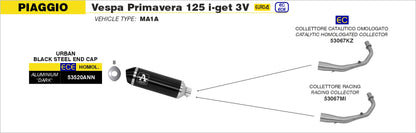 Terminale Urban  alluminio con fondello Dark