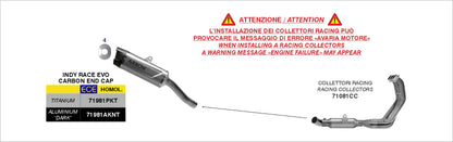 dB-Killer per terminale Indy Race EVO ø32mm