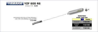 Terminale Race-Tech Approved alluminio