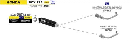 Collettore catalitico omologato per scarico Urban