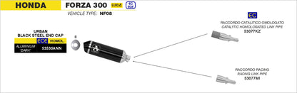 Raccordo racing per scarico Urban