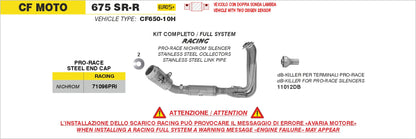 Kit completo RACING con terminale Pro-Race Nichrom