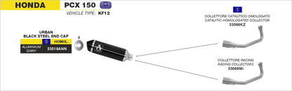 Collettore racing per scarico Reflex