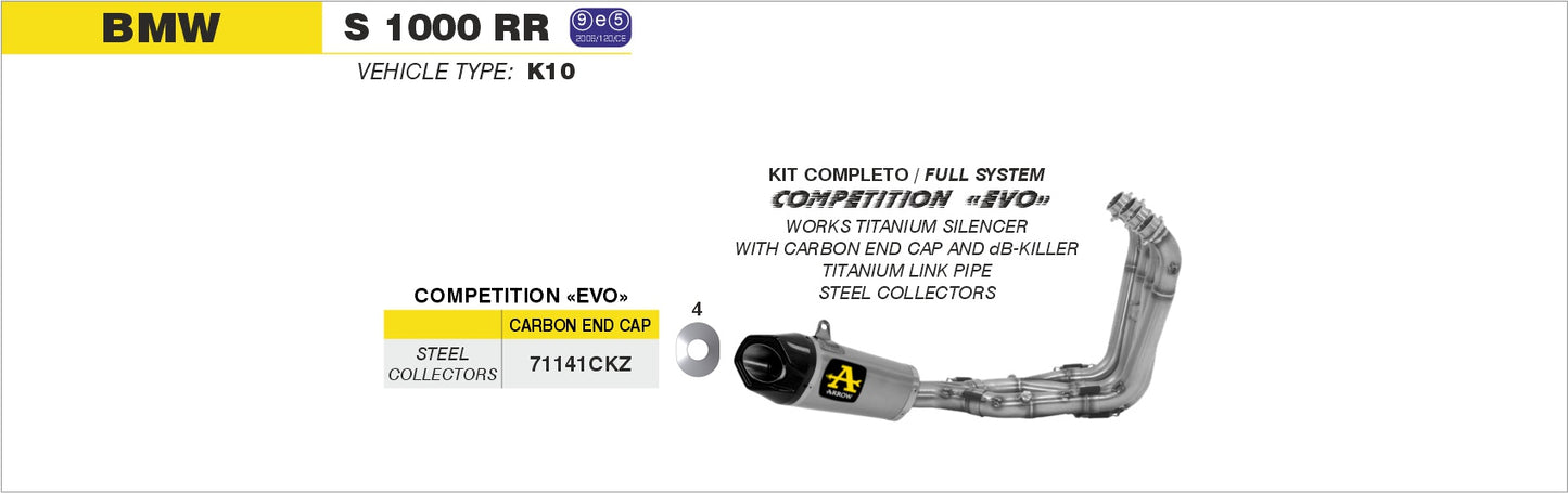 Terminale Race-Tech titanio con fondello carby