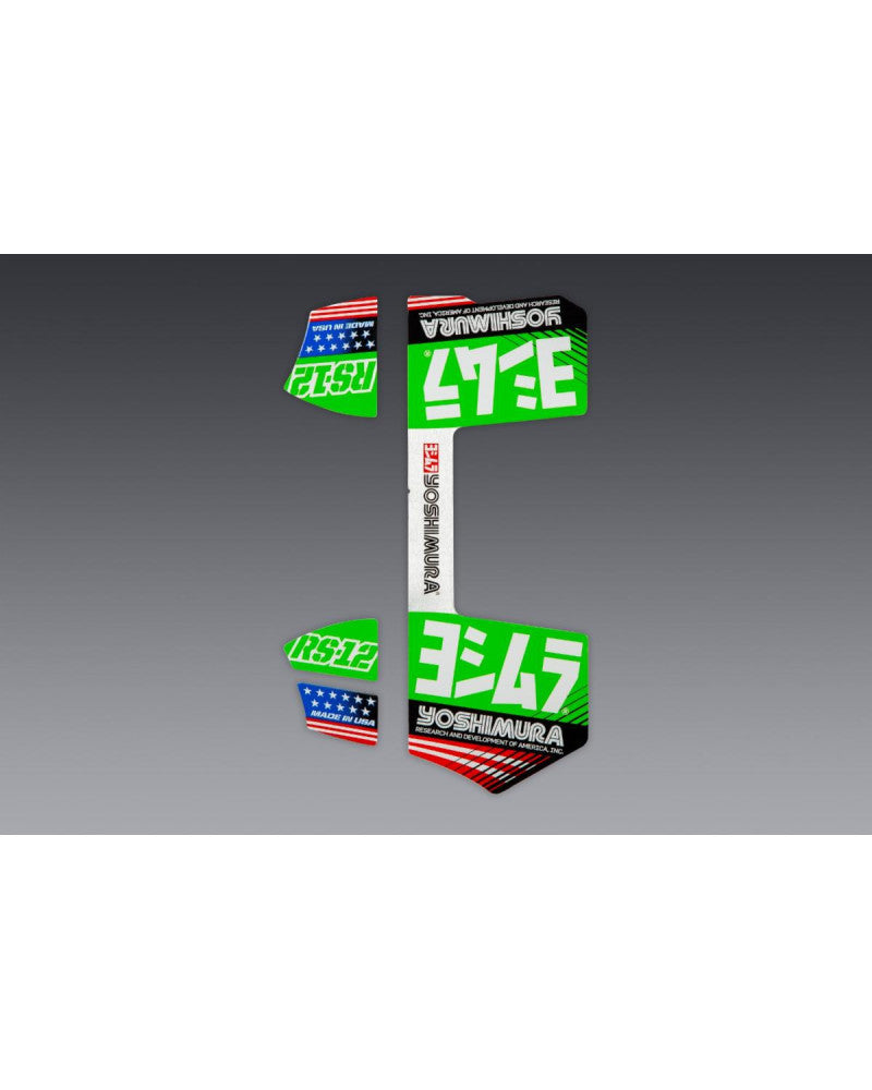 YOSHIMURA | Kit di adesivi RS-12 verde (4 PCS)
