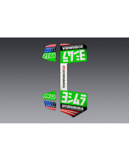 YOSHIMURA | Kit di adesivi RS-12 verde (4 PCS)