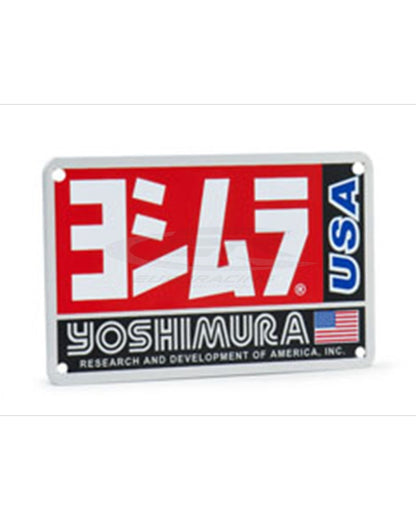 YOSHIMURA | Targhetta logo per silenziatore RS-3 OVAL
