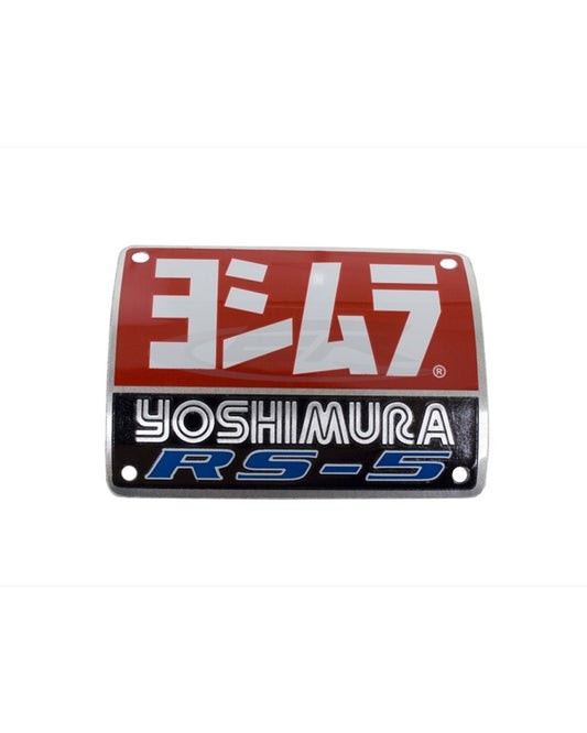 YOSHIMURA | Targhetta logo per silenziatore RS-5