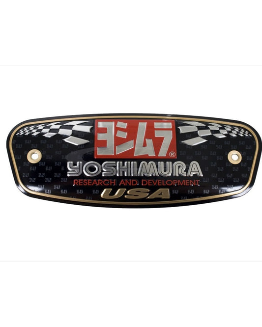 YOSHIMURA | Targhetta logo per silenziatore R-77 / R-77D USA