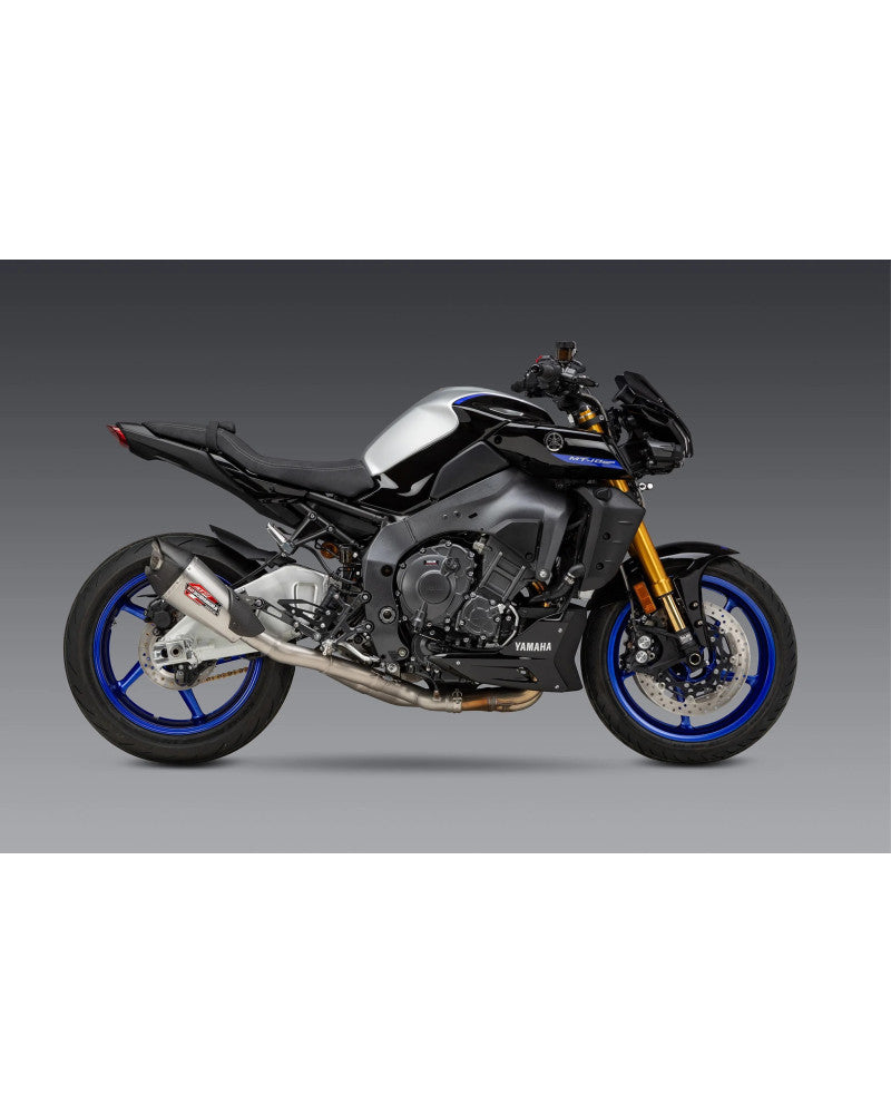 YOSHIMURA | Scarico 3/4 AT2 Race in acciaio per Yamaha MT-10 2022-2025