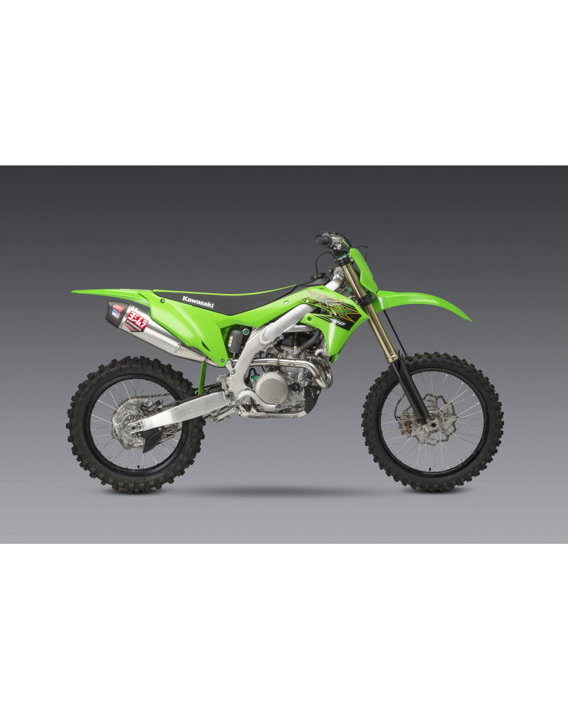 YOSHIMURA | Scarico completo RS-12 Acciao per Kawasaki KXF 450 2019-2023
