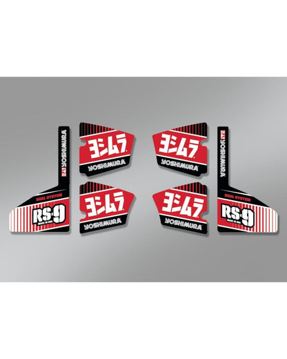 YOSHIMURA | Kit adesivi (6 PCS) per scarico RS-9T doppio terminale