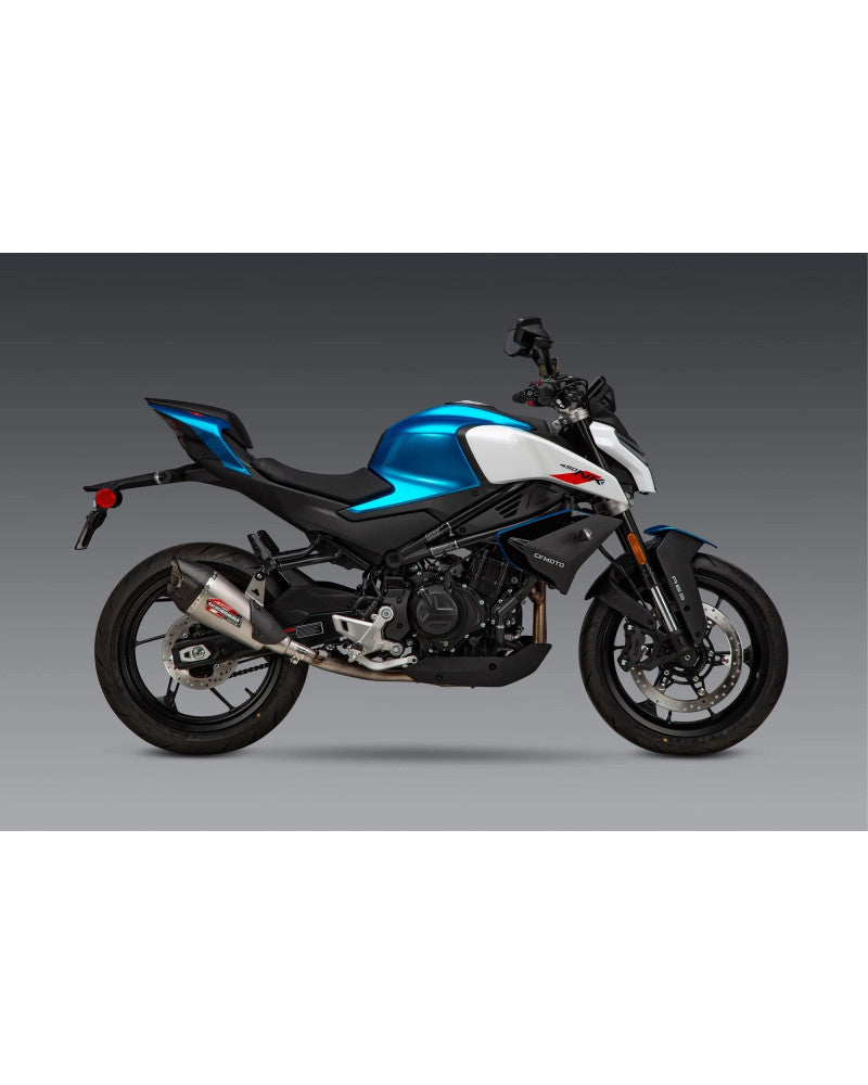YOSHIMURA | Terminale AT2 Race in acciaio per CF MOTO 450SR / 450NK 2023-2024