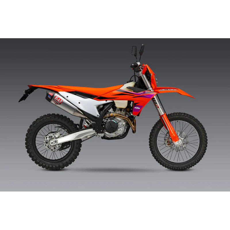 YOSHIMURA | Terminale RS-12 in acciaio per KTM 500EXC-F / 350EXC-F 2024 / HUSQVARNA FE 350 / FE 501 2024